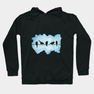 Bird on a wire Hoodie